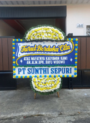 Papan Bunga Duka di Lembak
